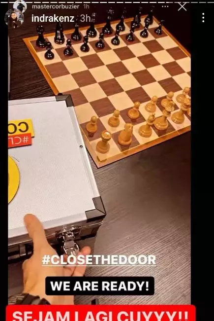 seleb nonton Dewa kipas vs irene © Instagram seleb nonton Dewa kipas vs irene © Instagram