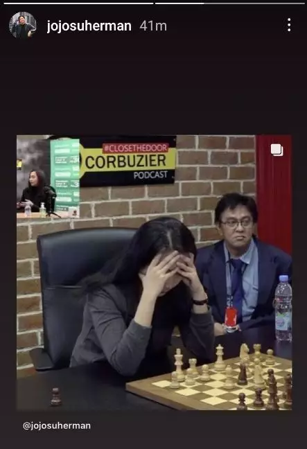 seleb nonton Dewa kipas vs irene © Instagram seleb nonton Dewa kipas vs irene © Instagram