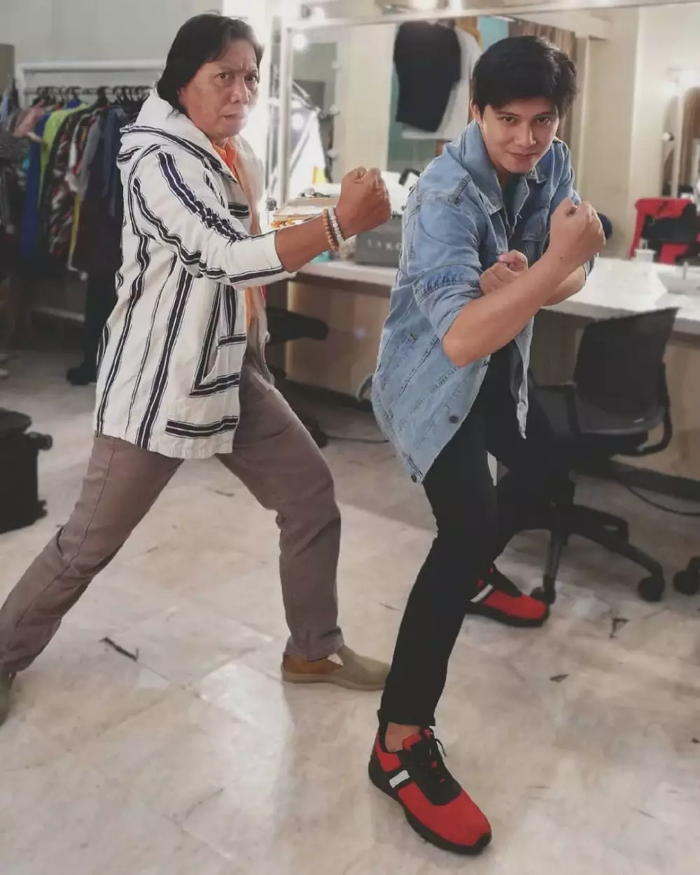 pelawak dan putranya © Instagram