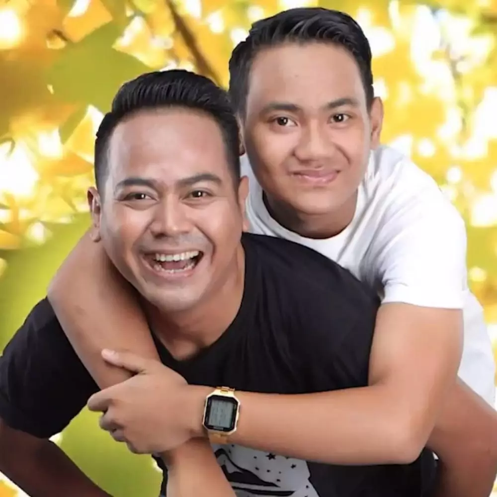 pelawak dan putranya © Instagram