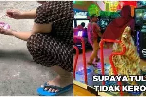 15 Kelakuan lucu emak-emak pas nggak lagi urus rumah, ada-ada aja deh