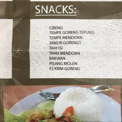 tulisan nyeleneh di daftar menu Berbagai sumber