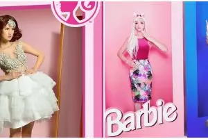 Gaya pemotretan 10 seleb jadi Barbie, bak boneka hidup