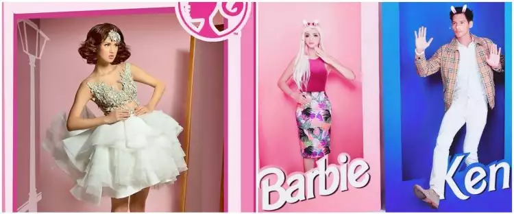 Gaya pemotretan 10 seleb jadi Barbie, bak boneka hidup