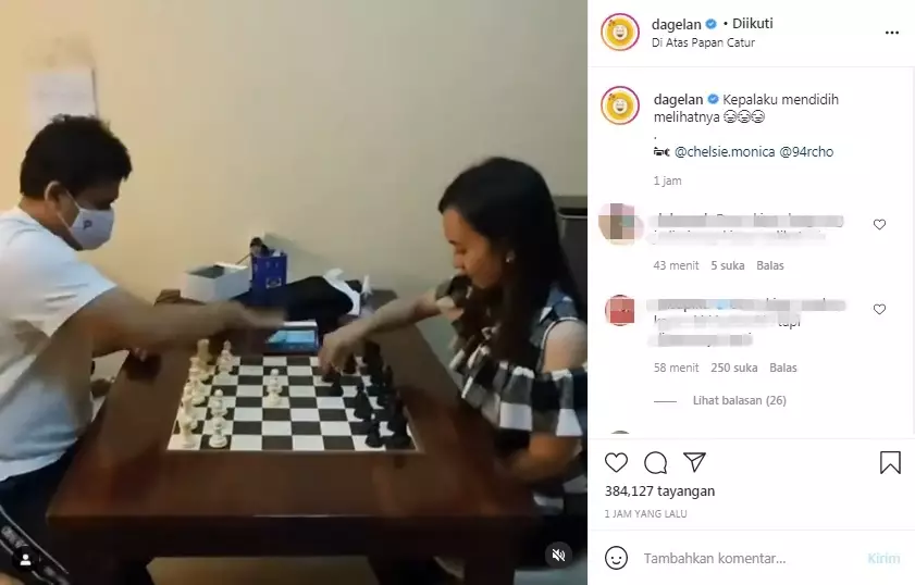chelsie susanto duel catur © Instagram