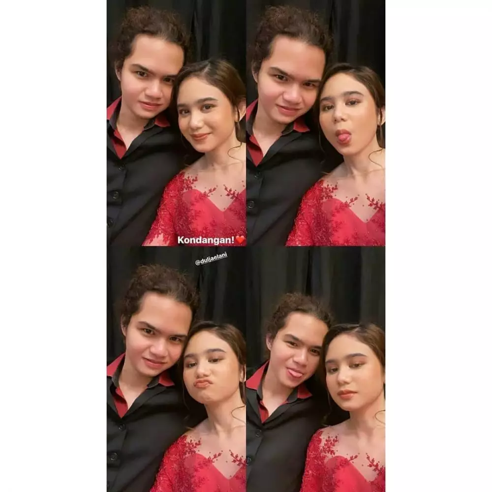 Tissa Biani dan Dul Jaelani kondangan © 2021 brilio.net