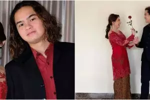 7 Potret Tissa Biani dan Dul Jaelani kondangan bareng, tampil kompak