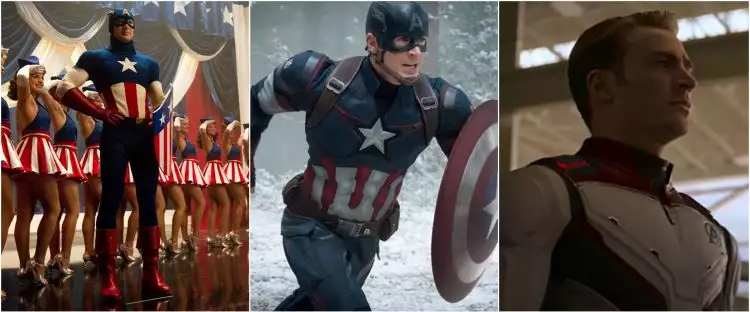 Kostumnya canggih, 5 transformasi Captain America dari masa ke masa