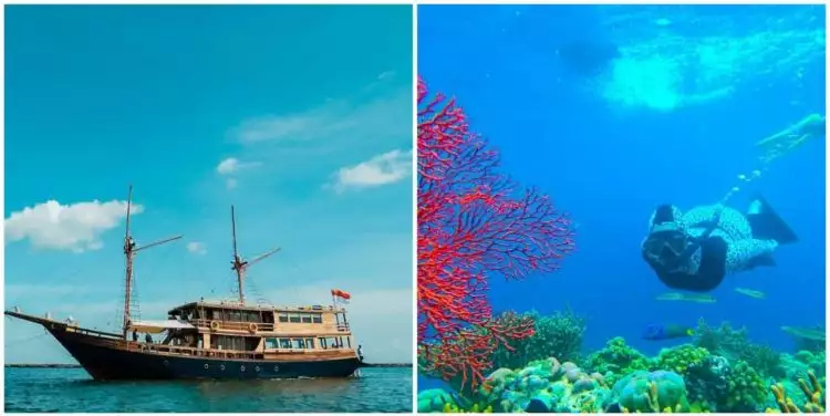 Intip 5 fasilitas mewah kapal phinisi untuk explore Kepulauan Seribu