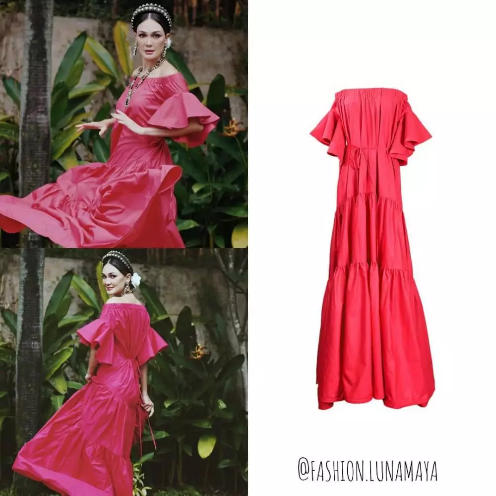 Taksiran harga fashion item Luna Maya saat pemotretan © 2021 brilio.net Taksiran harga fashion item Luna Maya saat pemotretan © 2021 brilio.net