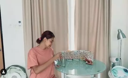 potret rumah baru bunga jelitha © Instagram potret rumah baru bunga jelitha © Instagram