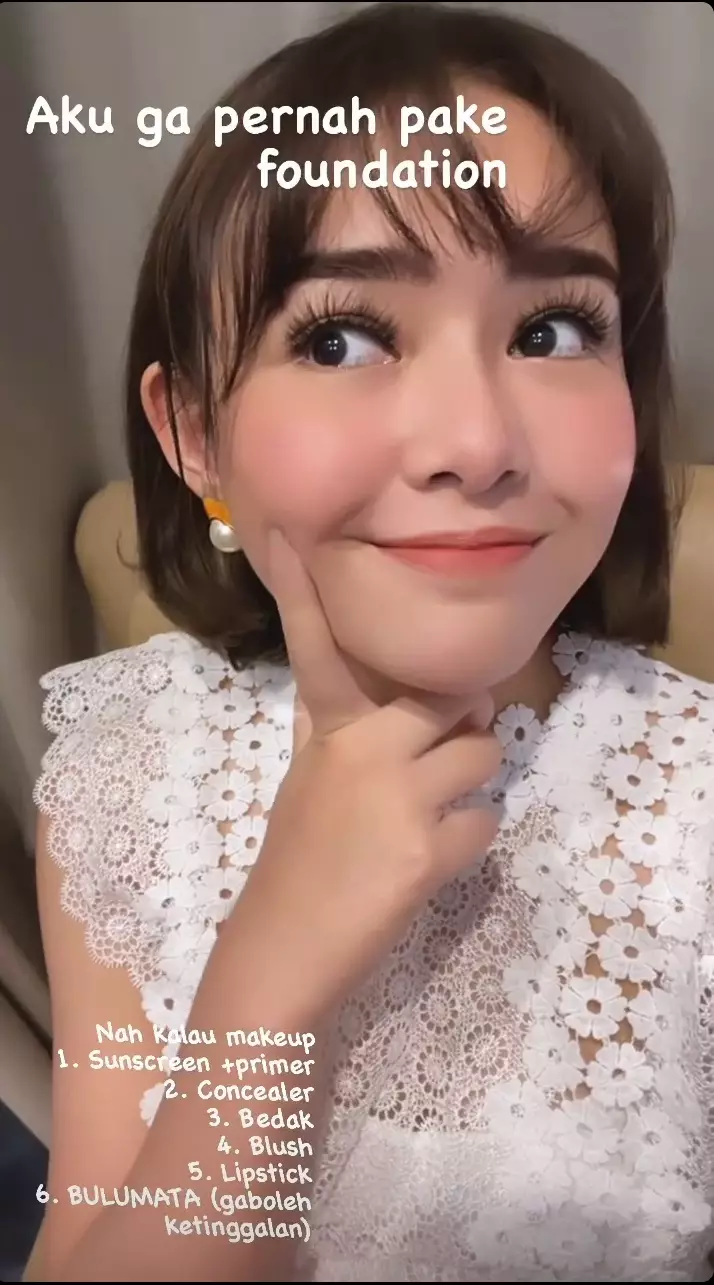 Amanda Manopo rambut poni © 2021 brilio.net