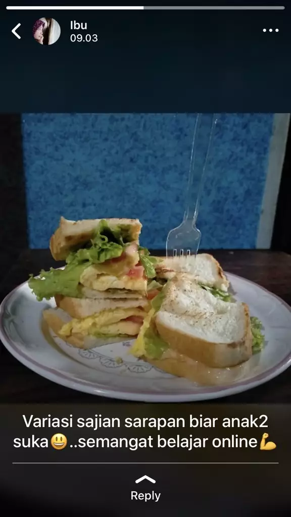 netizen pamer makanan di WA © berbagai sumber