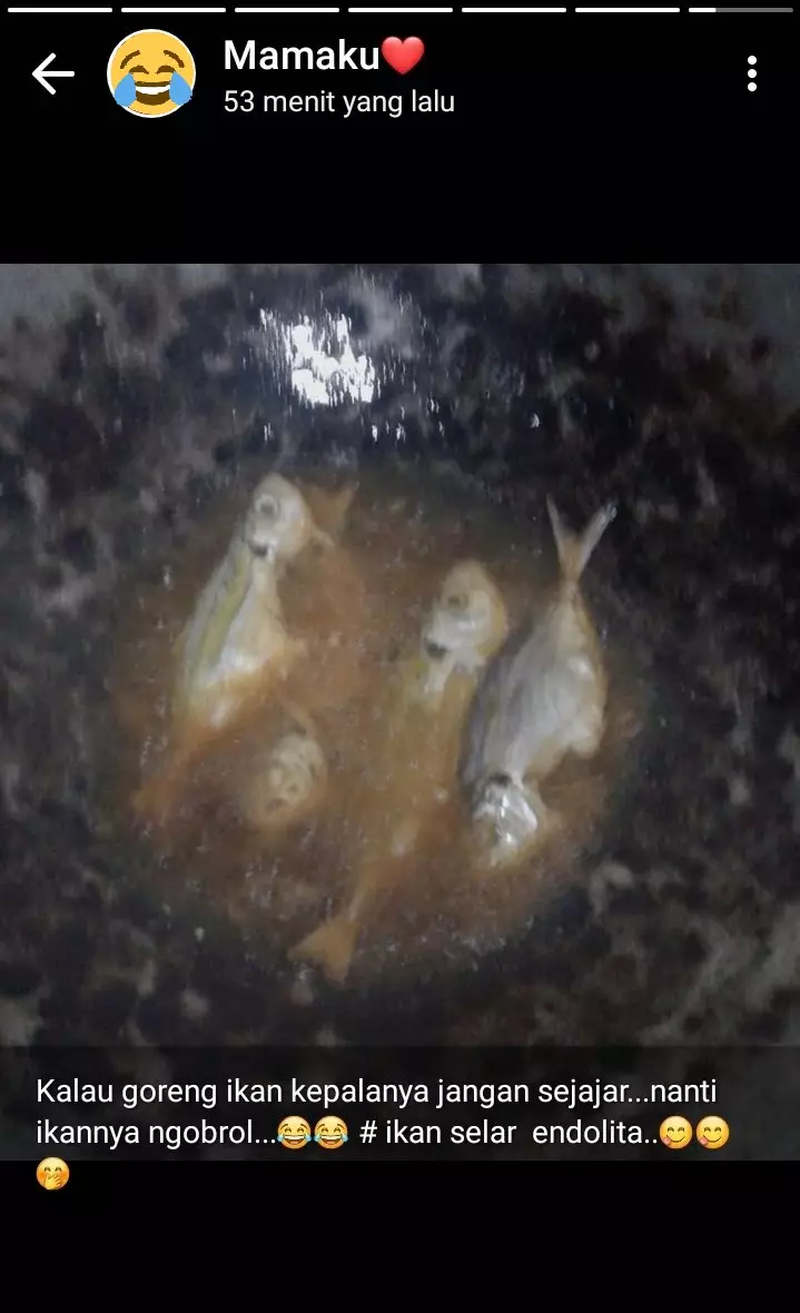 netizen pamer makanan di WA © berbagai sumber