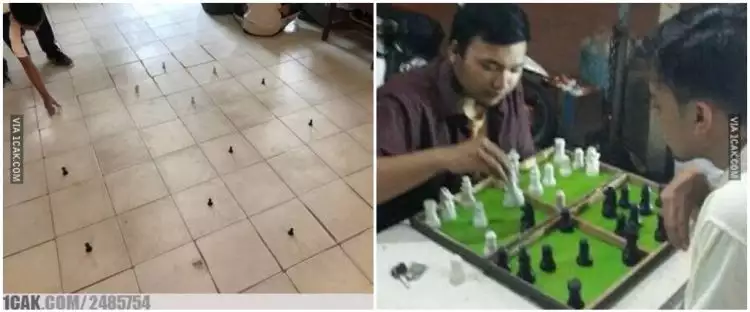 11 Potret orang main catur ini nyelenehnya bikin senyum nggak paham