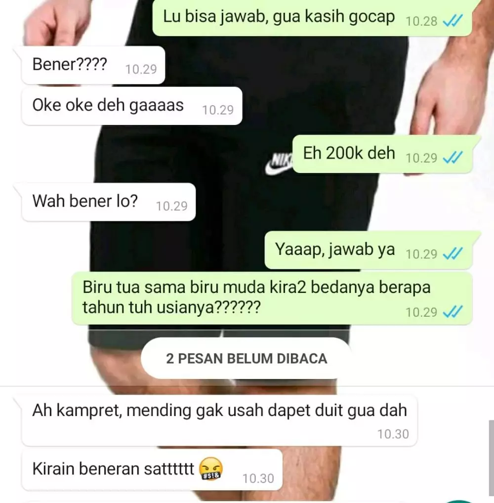 chat tebak-tebakan nyeleneh Berbagai sumber