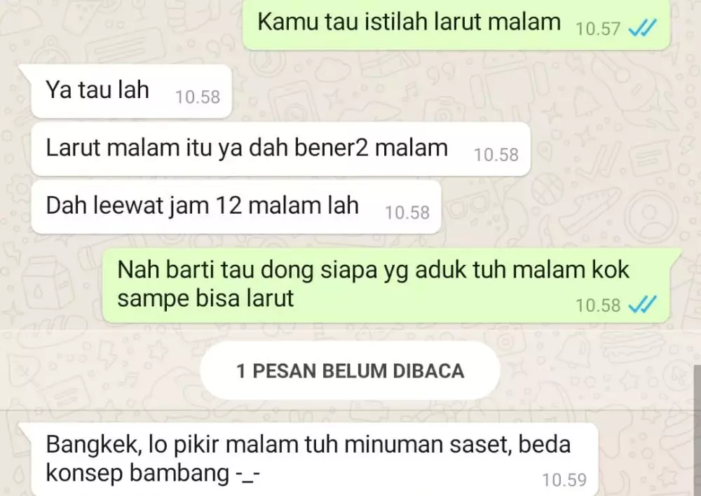 chat tebak-tebakan nyeleneh Berbagai sumber