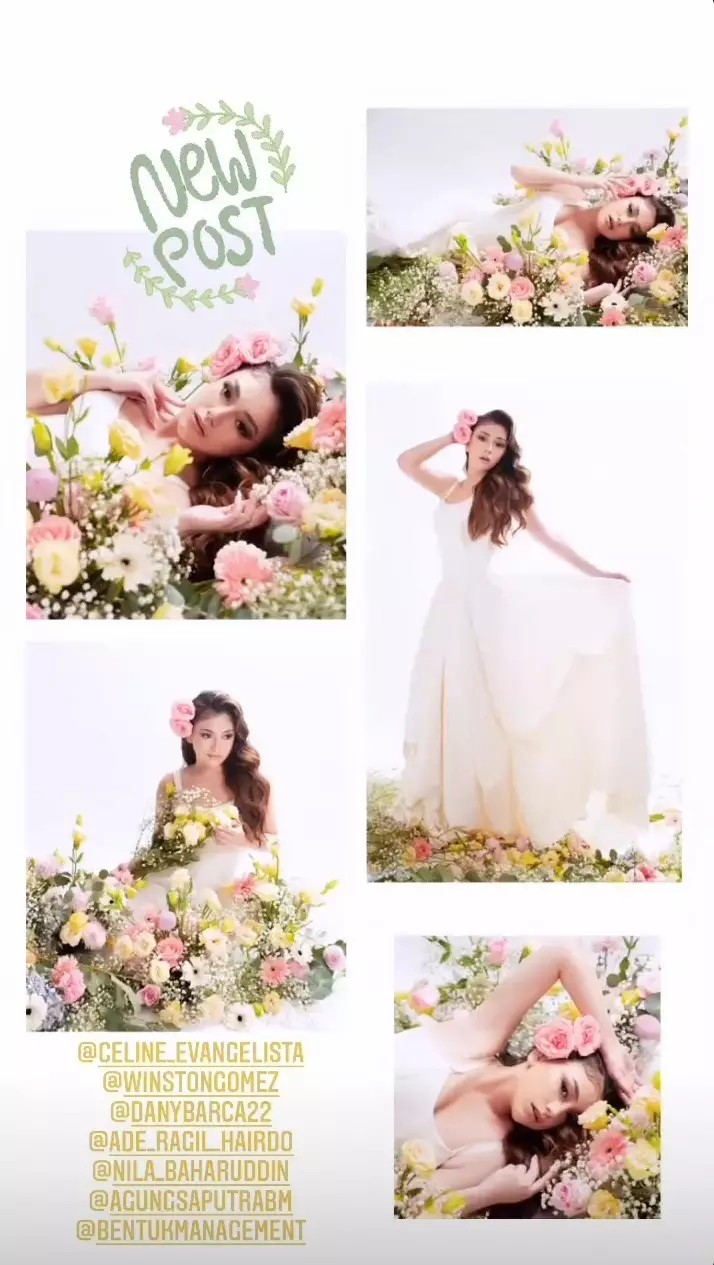 Celine Evangelista bertema floral © 2021 brilio.net Celine Evangelista bertema floral © 2021 brilio.net