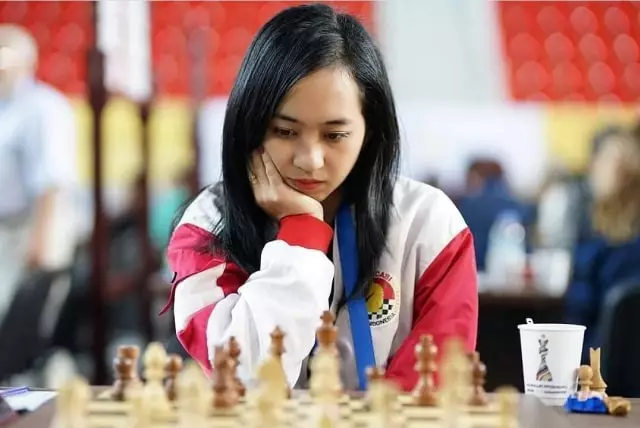 Potret WIM Chelsie pas turnamen catur Berbagai sumber