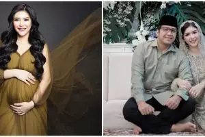 8 Potret maternity Rica Andriani, bak sebuah lukisan