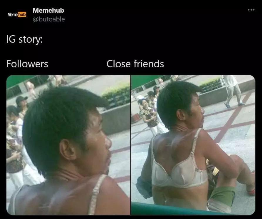 cuitan lucu beda instastory © Twitter