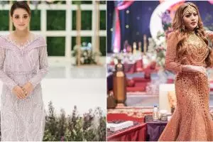 7 Potret busana Aurel Hermansyah dari lamaran sampai Henna Night