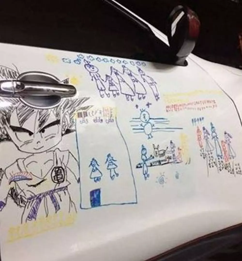 aksi coret-coret benda © Berbagai Sumber 