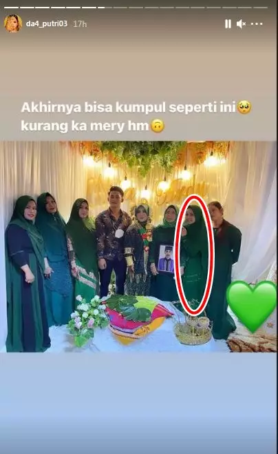 gaya Putri DA kondangan ©Instagram