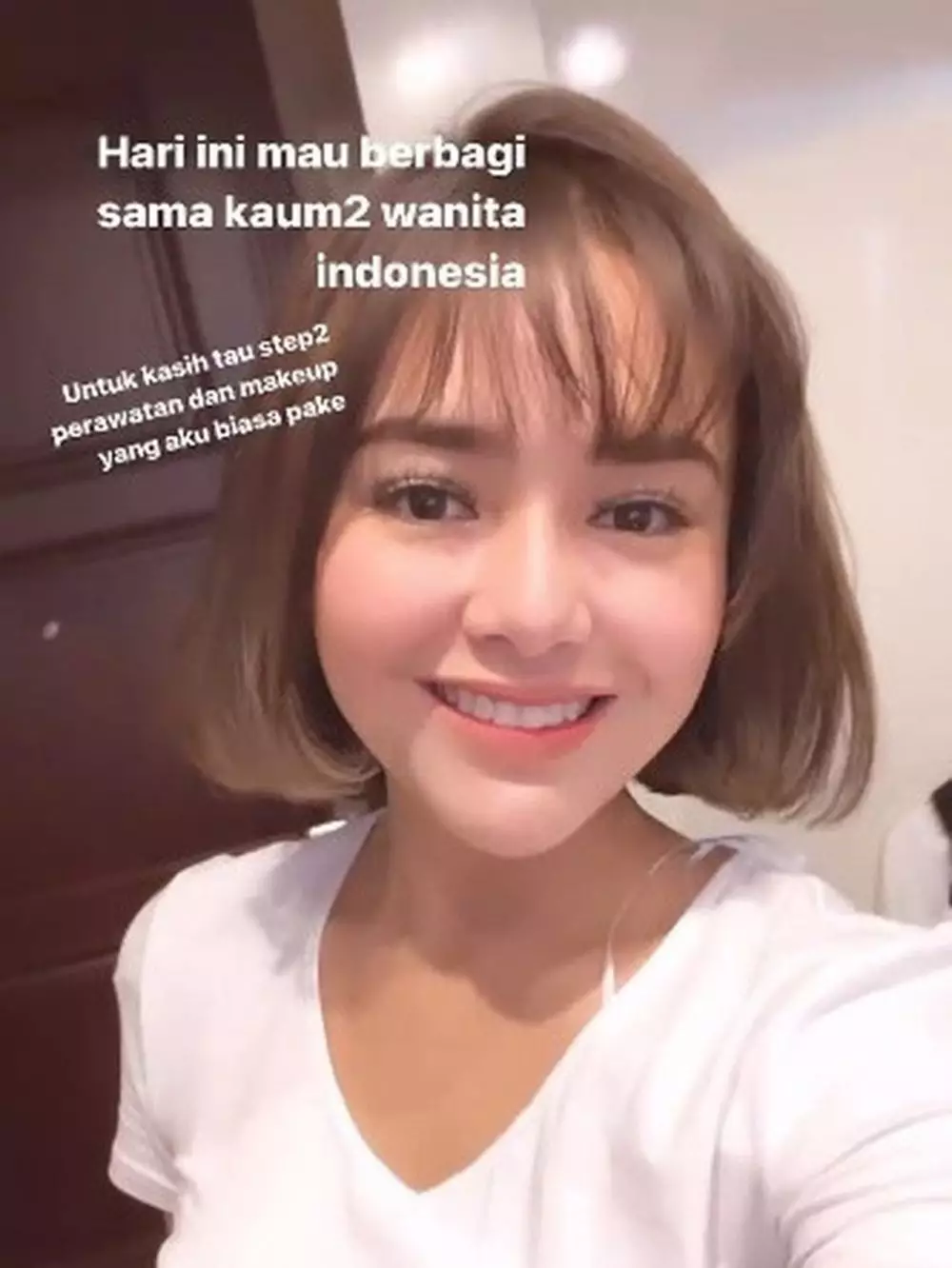 Potret Amanda Manopo berponi Instagram Potret Amanda Manopo berponi Instagram