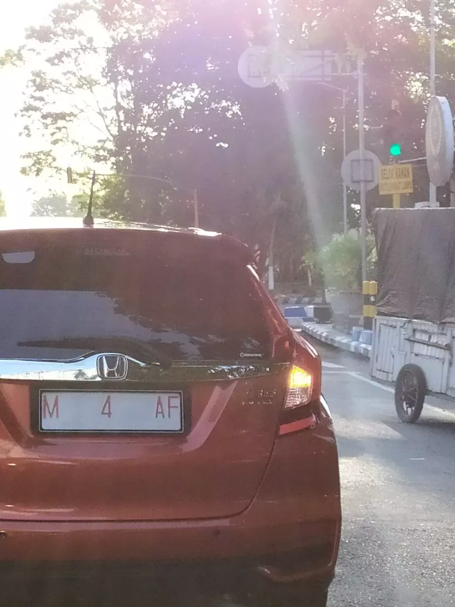 pelat nomor nyeleneh © Berbagai Sumber