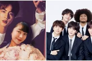 Potret editan 7 seleb bareng BTS, Babe Cabita bikin ngakak