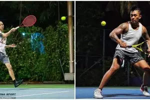 Gaya 8 seleb cowok olahraga tenis, Desta bak atlet profesional