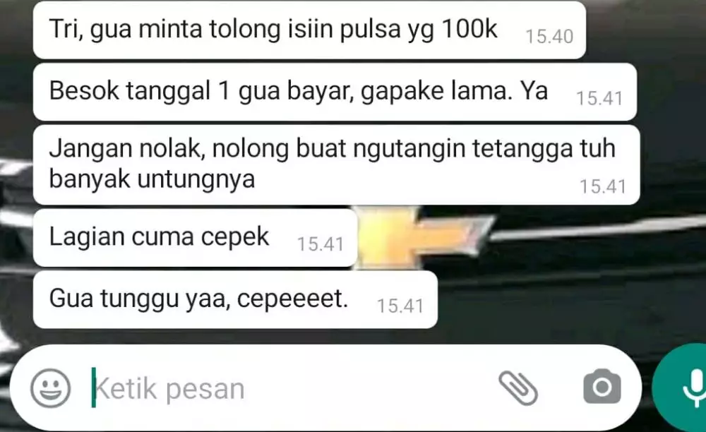 chat minta tolong tapi maksa Instagram chat minta tolong tapi maksa Instagram