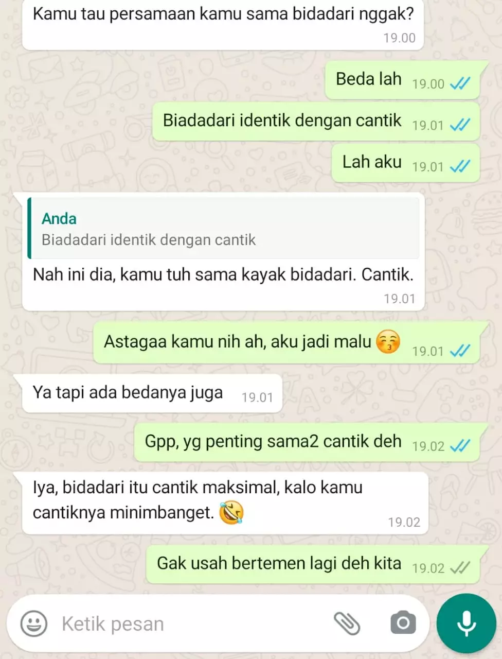 chat nggak jadi gombal Instagram chat nggak jadi gombal Instagram