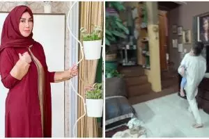 10 Potret rumah Amy Qanita di Bandung, bernuansa serba cokelat