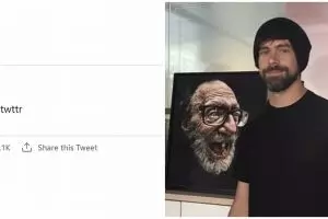 Cuitan pertama bos Twitter terjual Rp 41,67 miliar, akan didonasikan