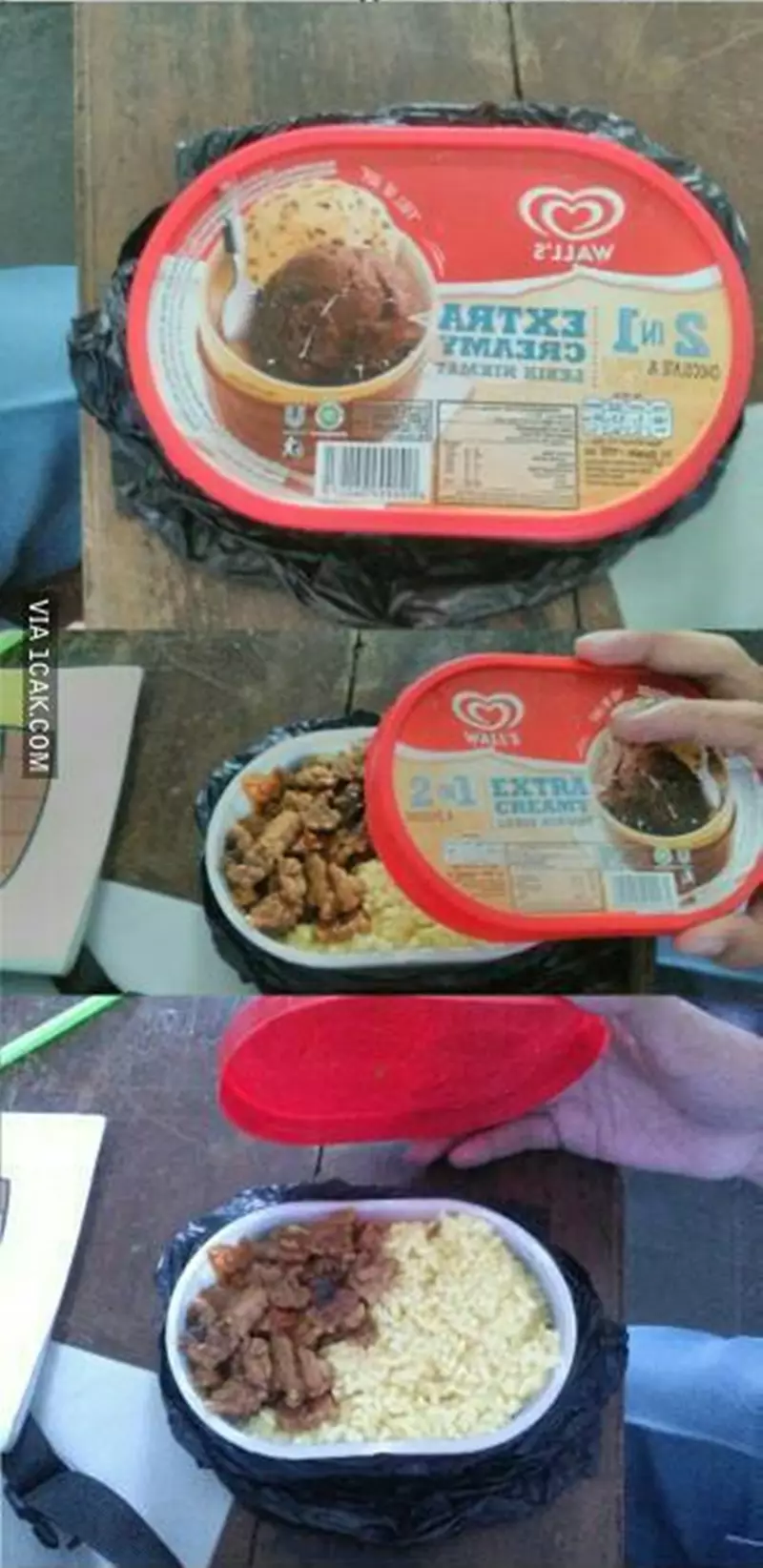 momen lucu bawa bekal © Berbagai Sumber