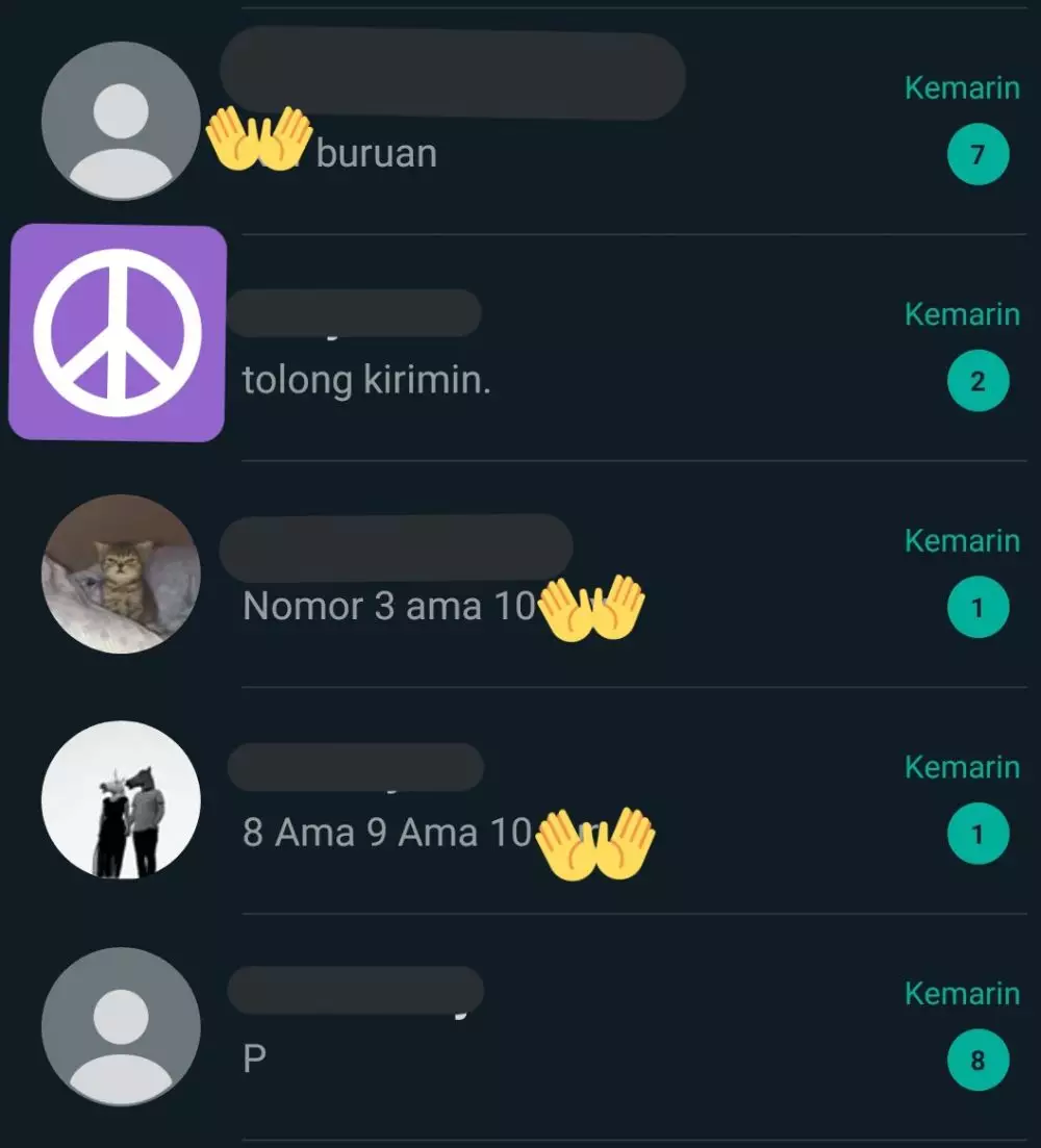 Chat minta contekan © berbagai sumber