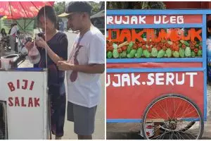 Momen 8 seleb jajan di gerobak PKL, nggak gengsi dan tetap kece