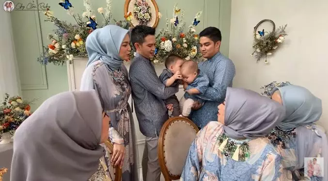 keluarga Citra Kirana & Erica Putri pemotretan © 2021 brilio.net