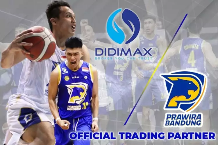 Didimax Berjangka sponsori tim bola basket Prawira Bandung di IBL 2021