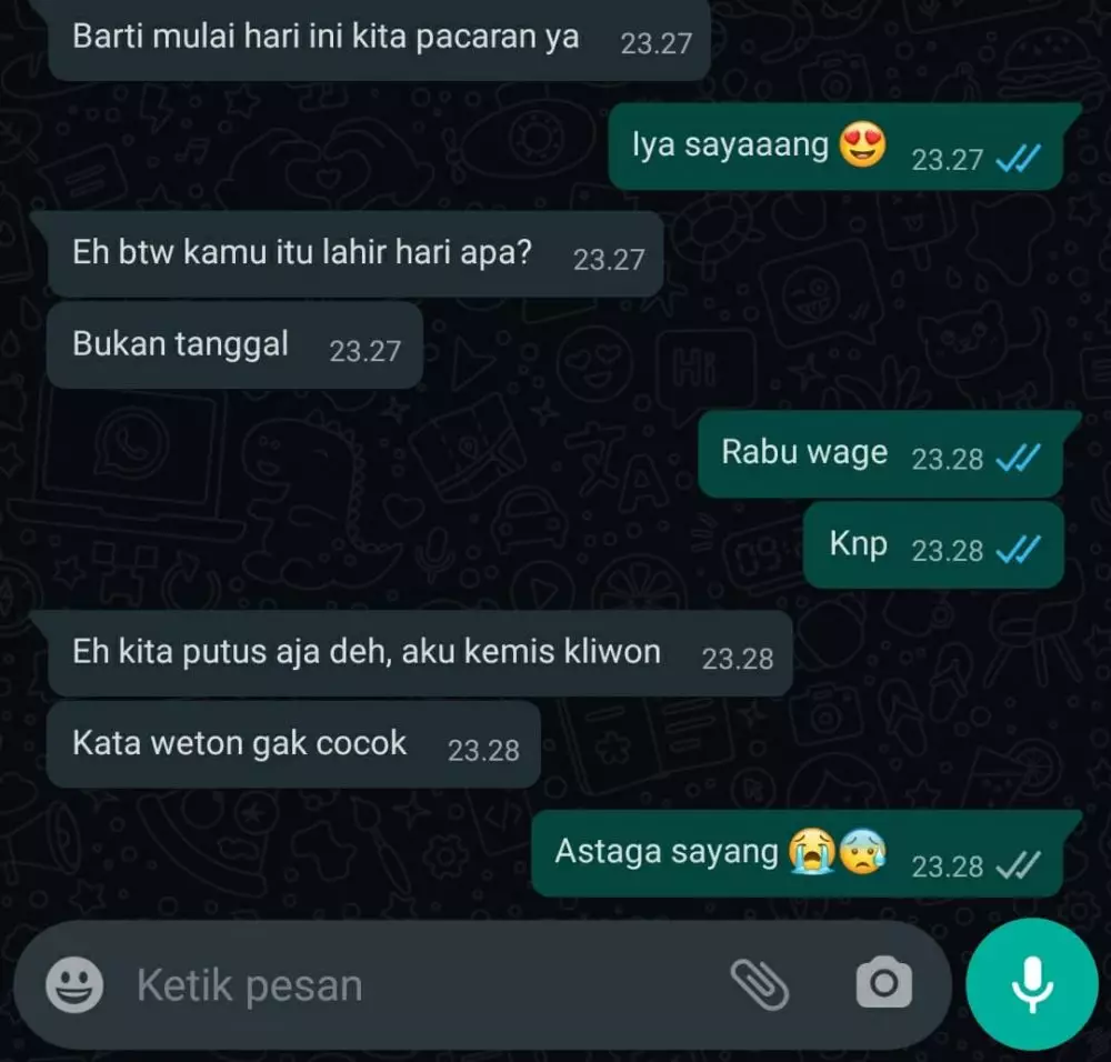 chat gagal jadian lucu Instagram