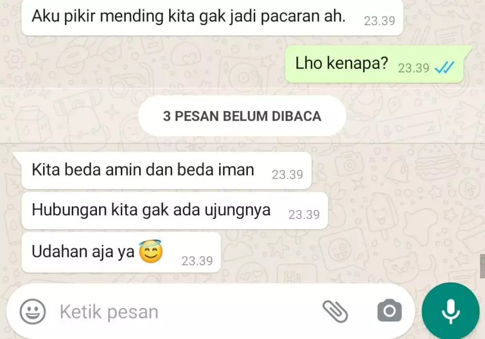 chat gagal jadian lucu Instagram