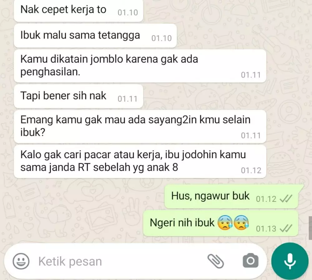 chat nasihat dari orangtua yang nyeleneh Instagram chat nasihat dari orangtua yang nyeleneh Instagram