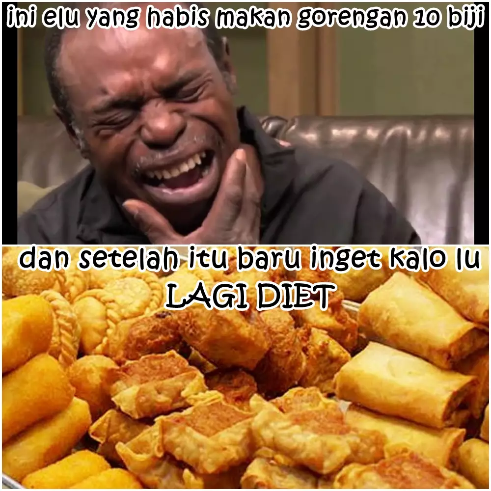 meme yang terlupakan saat makan Berbagai sumber