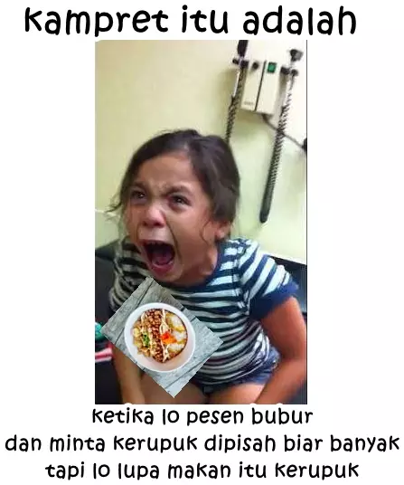 meme yang terlupakan saat makan Berbagai sumber