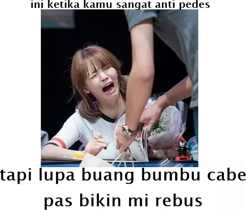 meme yang terlupakan saat makan Berbagai sumber