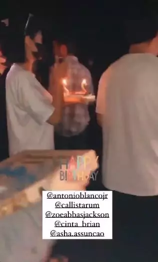 ultah Antonio Blanco ke-22 © Instagram