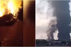 Rentetan kebakaran kilang minyak Balongan, sudah tiga kali terbakar