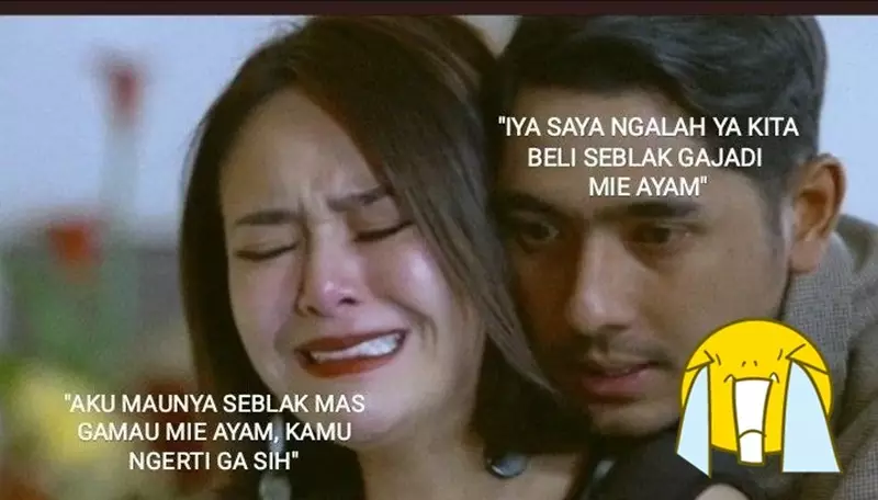 meme minta seblak © Berbagai Sumber